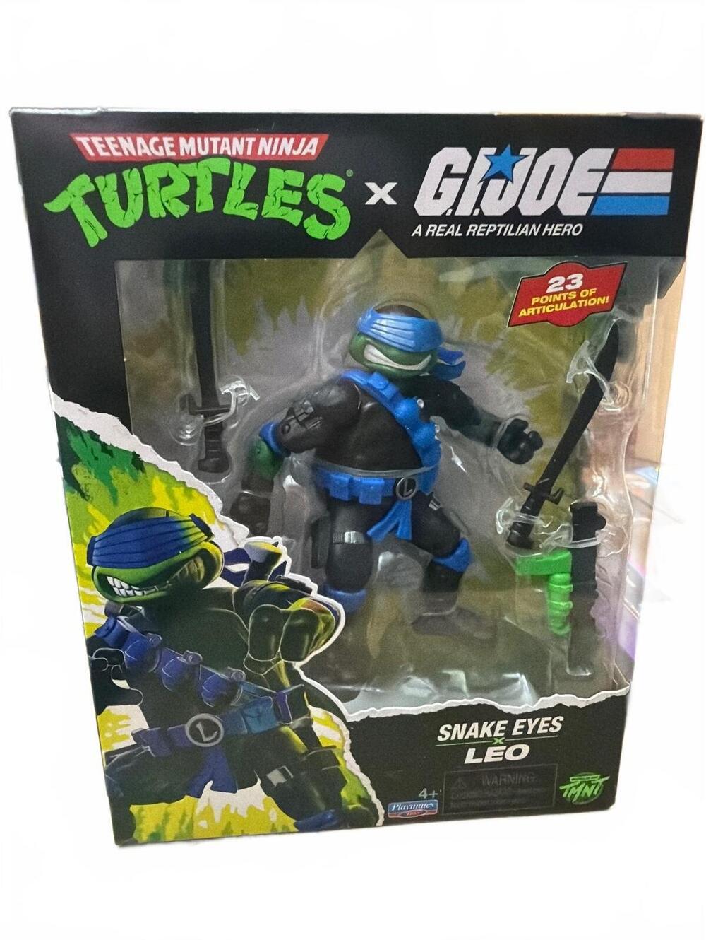 Teenage Mutant Ninja Turtles x G.I. Joe Snake Eyes Leo 23-PO